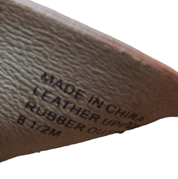 Michael Kors Celia Brown Mid Wedge Platform Sandal Ankle Strap Y2K sz 8.5 - Picture 11 of 14